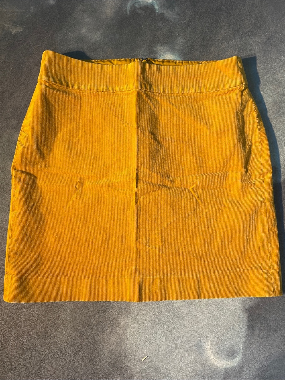 Banana Republic Sleek Mustard Mini Skirt | 2